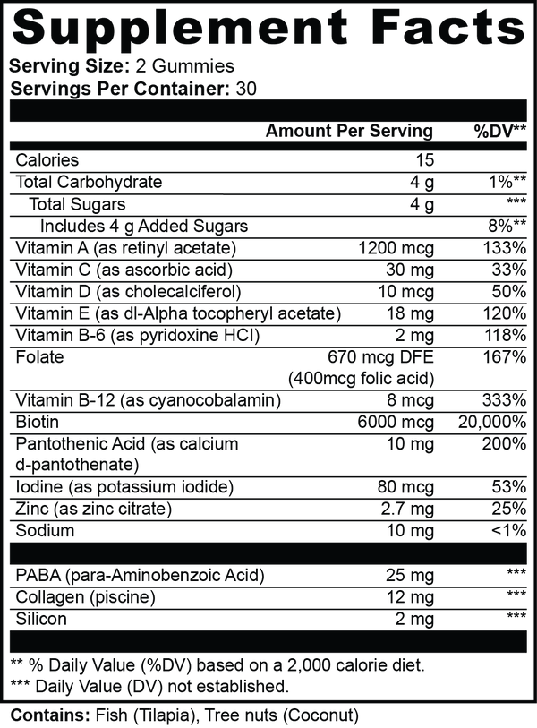 Hair, Skin & Nails Gummies